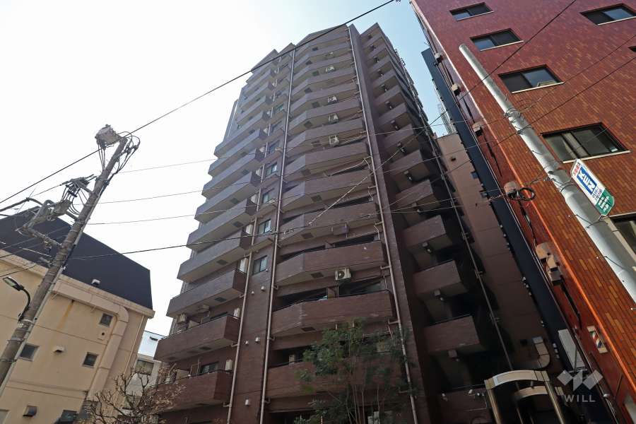 日神パレステージ西麻布の外観（北東側から）