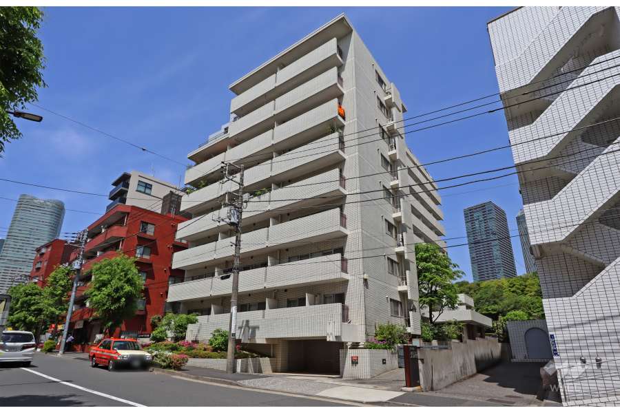 ニューハイツ芝公園の外観（南東側から）