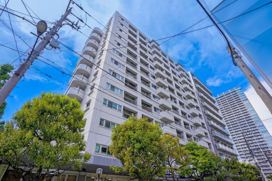 グランドメゾン田町の外観（南東側から）