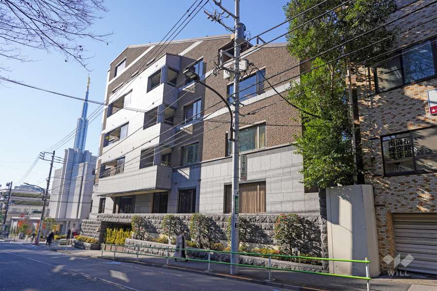 有栖川ヒルズの外観（南東側から）