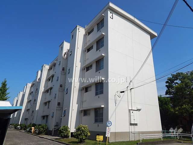東難波住宅3号棟の外観（北西側から）