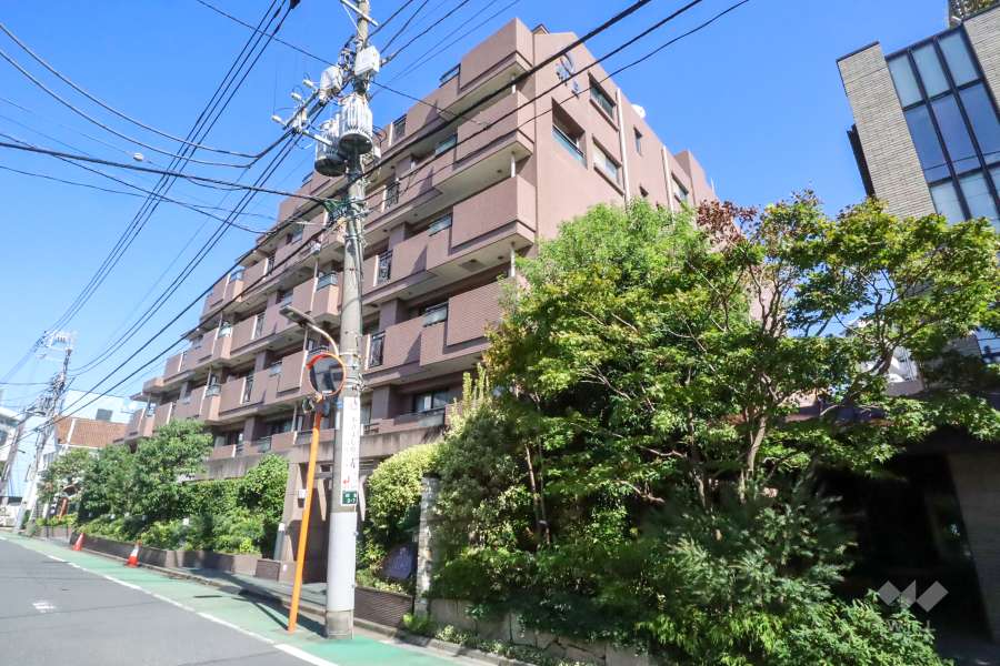 朝日エンブレム白金台の外観(南西側から)　