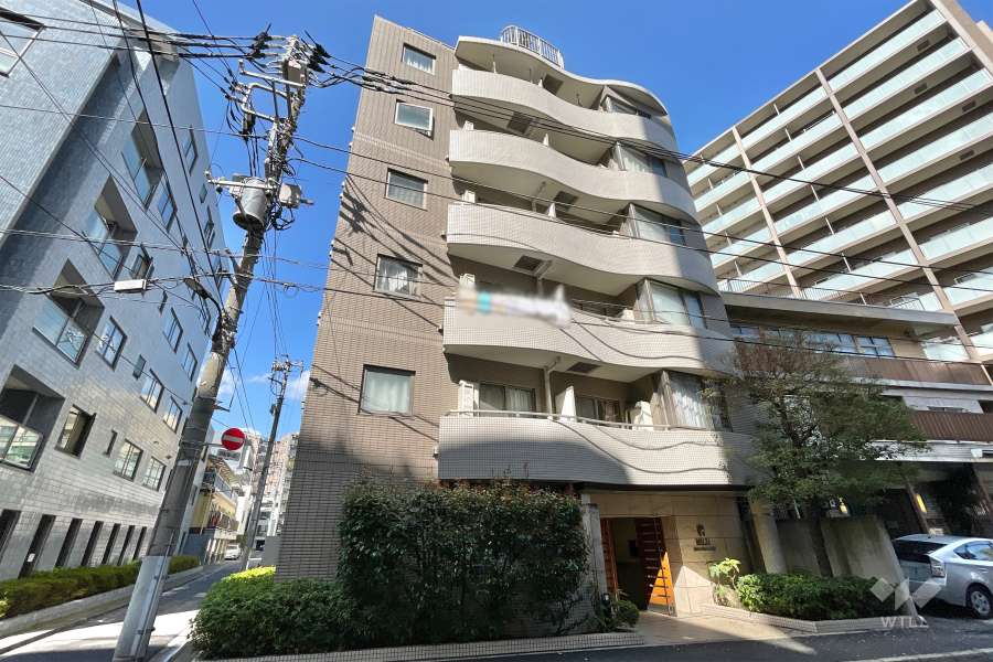 ベルザ南麻布の外観（南側から）　