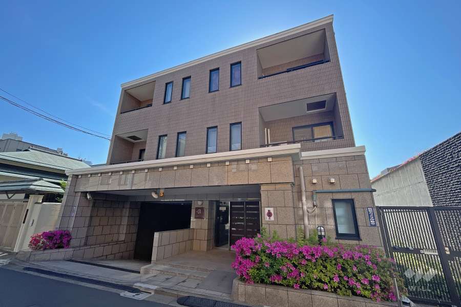 パルロイヤルアレフ赤坂の外観（南西側から）