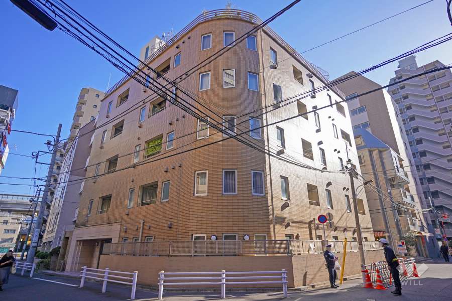 麻布十番ロイヤルプレイスの外観（北西側から）