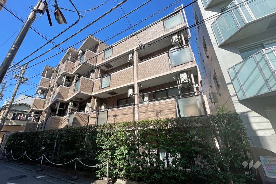 クレメント白金JPの外観（南東側から）