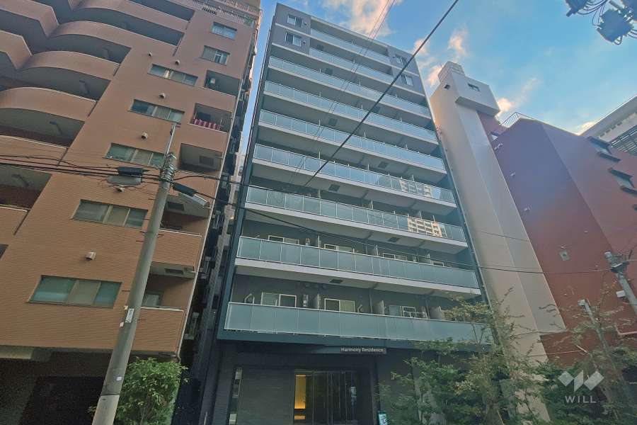 ユニーブル田町の外観（南西側から）