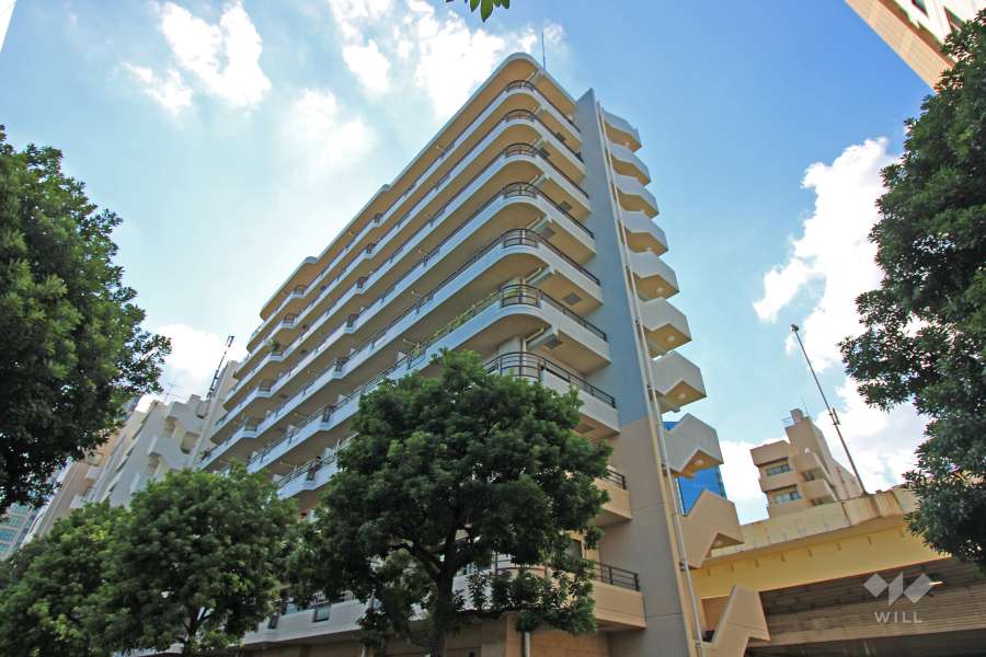 エクセルシオール港区海岸の外観（北東側から）