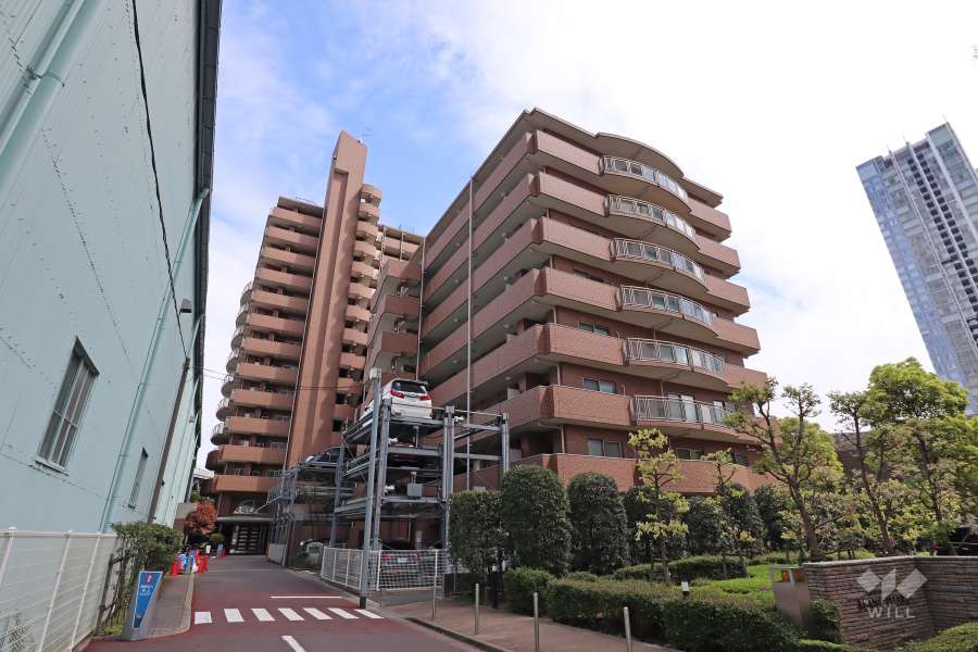 グランシティ天王洲アイルの外観(北西側から)