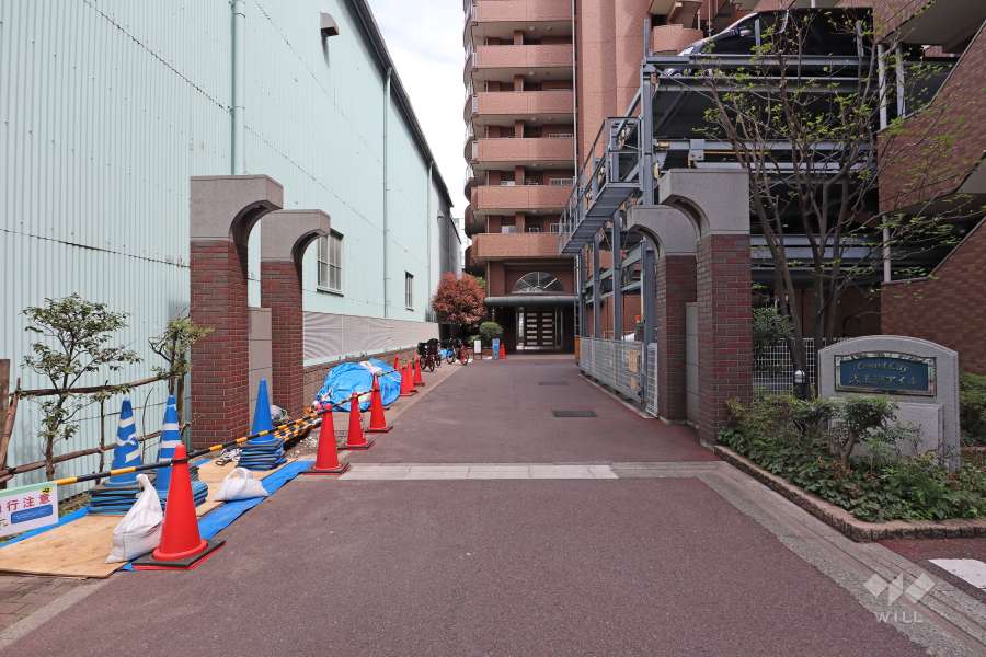 敷地の出入り口