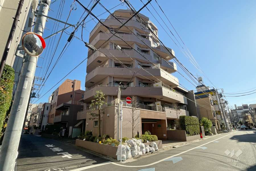 アルカンシエール白金の外観（北西側から）