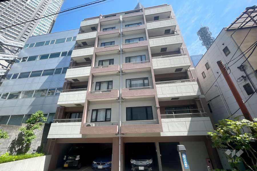 ビヴァーチェ赤坂の外観（南側から）　