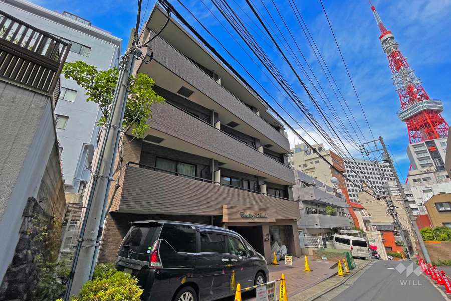 センチュリー麻布の外観（南西側から）