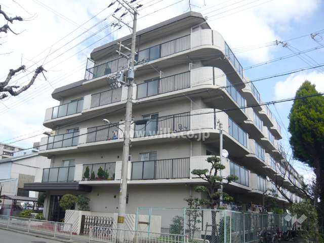 ネオコーポ東武庫川の外観（南西側から）