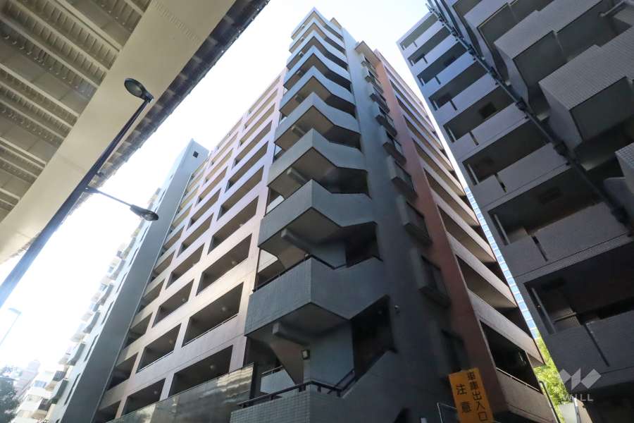 クレストフォルム田町ベイサイドコートの外観（北東側から）
