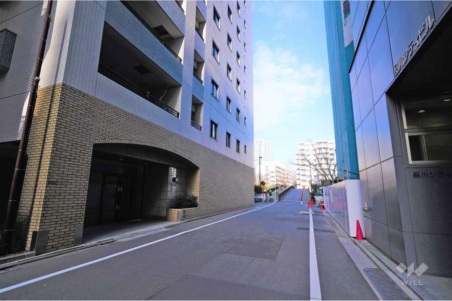 敷地南側の前面道路