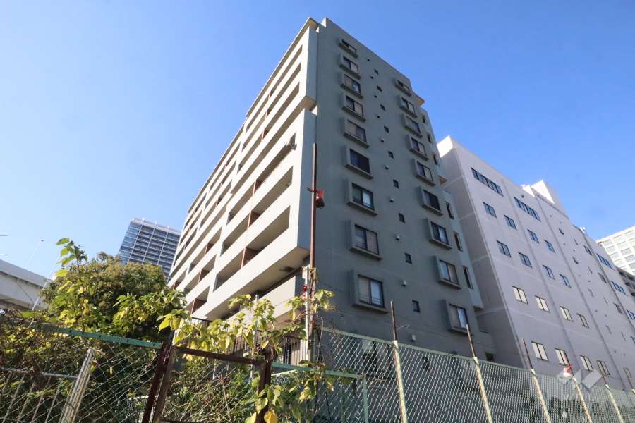 クレストフォルム田町ベイフロントスクエアの外観（南東側から）