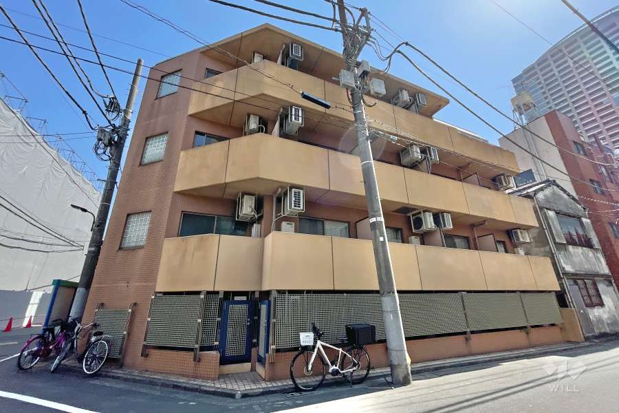 ビバリーホームズ東麻布の外観（北西側から）