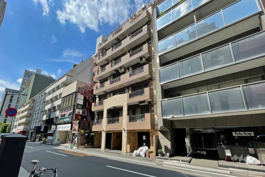 デュオスカーラ赤坂の外観（南側から）