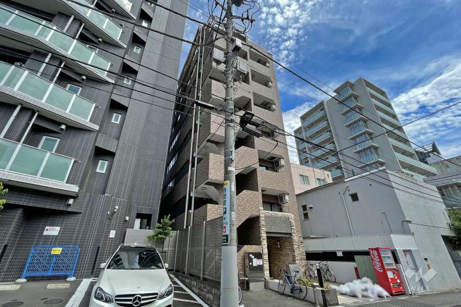 パークウェル麻布の外観（北西側から）