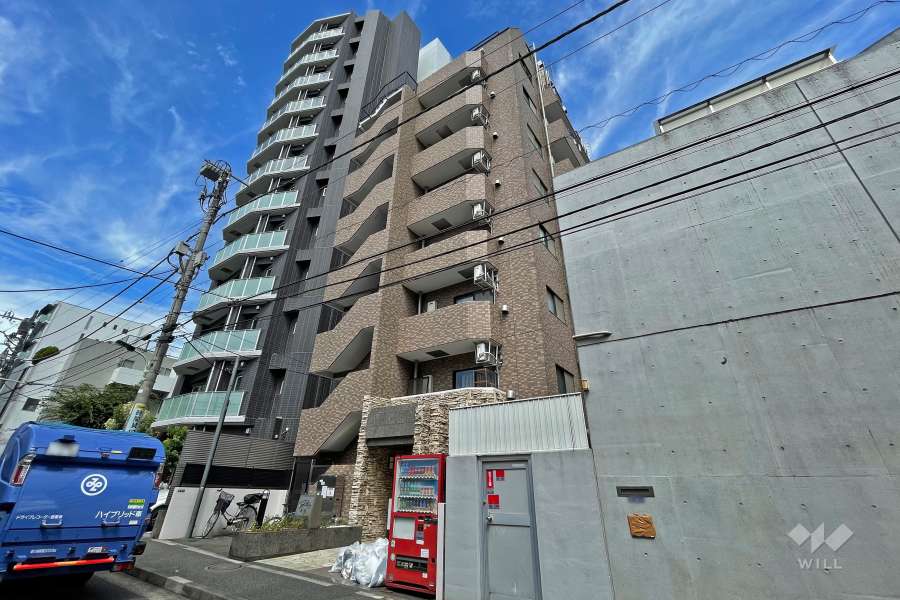 パークウェル麻布の外観（南西側から）