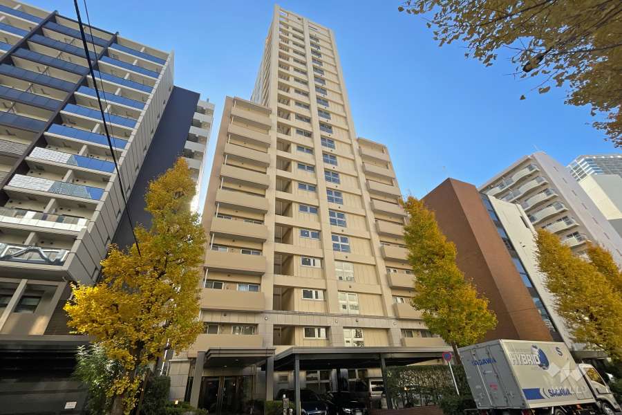 エクサージュ海岸の外観（北側から）