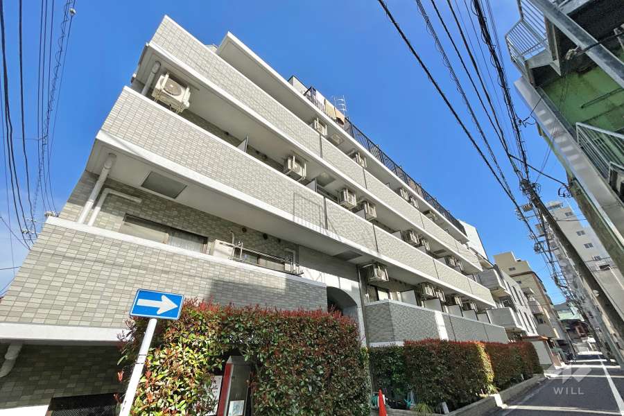 メインステージ白金高輪の外観（北西側から）