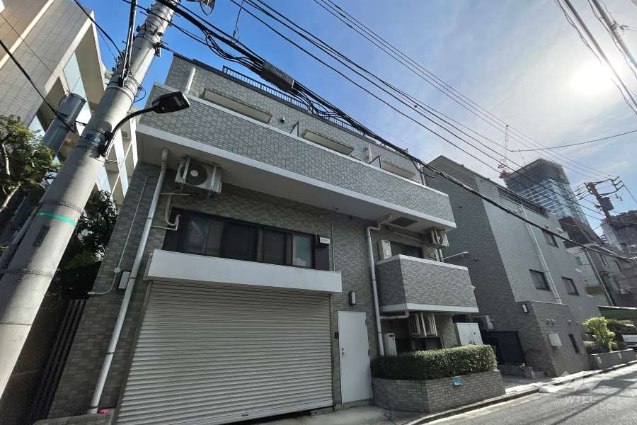 メインステージ白金高輪の外観（北東側から）