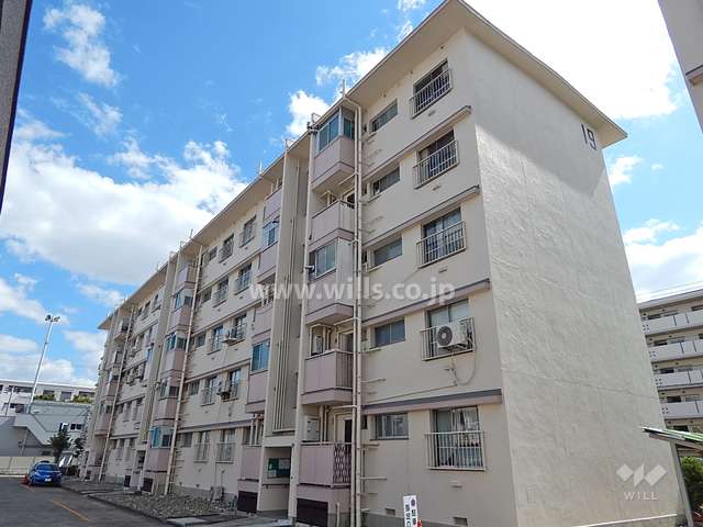 杭瀬第六団地19号棟の外観（北西側から）