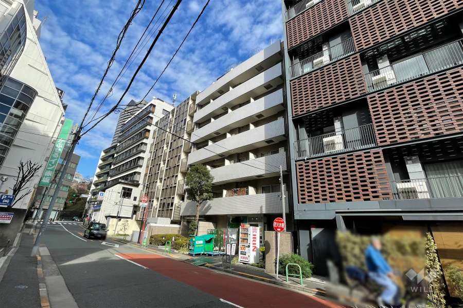 エストグランディールCARO赤坂の外観（南側から）