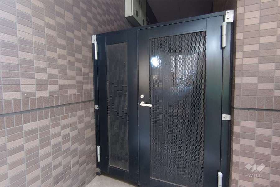 駐輪場の出入り口　