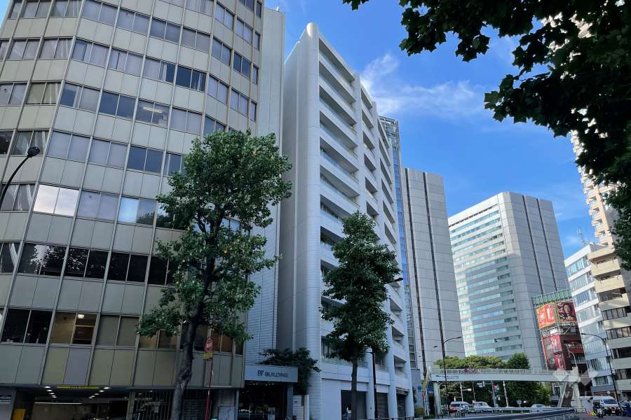 ラセーナ南青山の外観（南東側から）