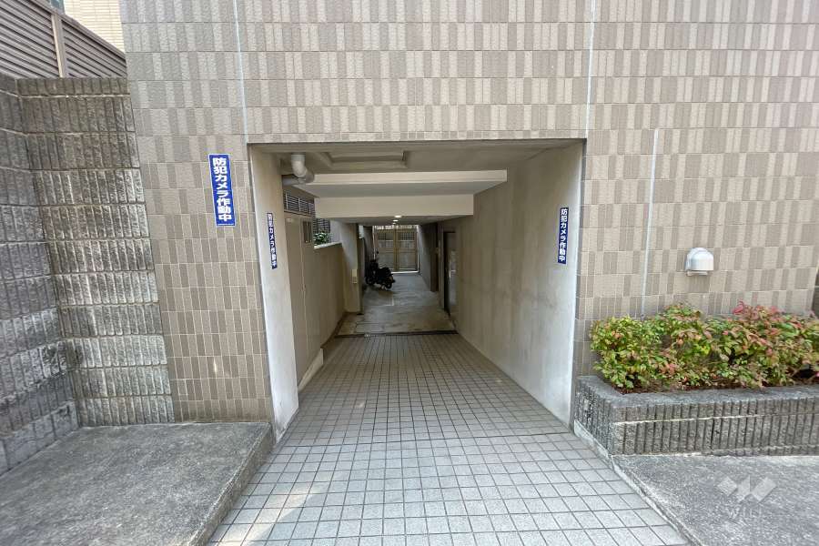 駐輪場の出入り口