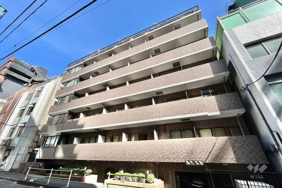 アルテリア浜松町の外観（南東側から）