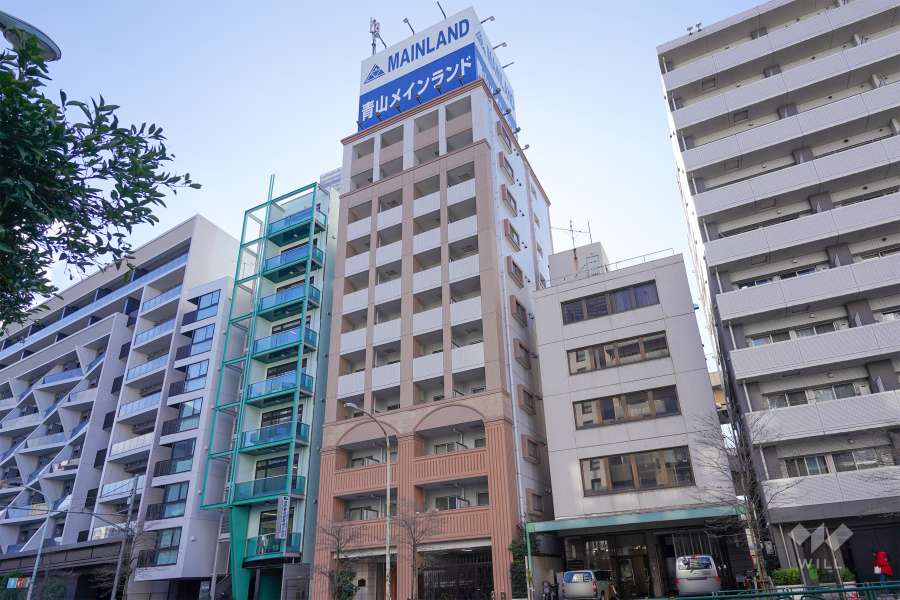 メインステージ麻布十番２の外観（北西側から）