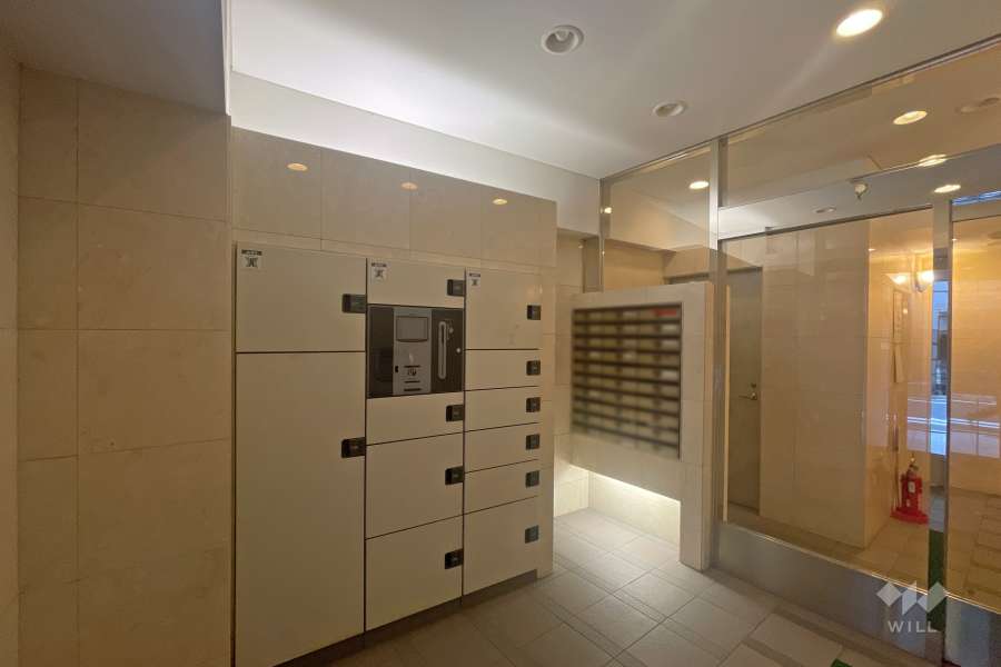 共用ポストと宅配ボックス