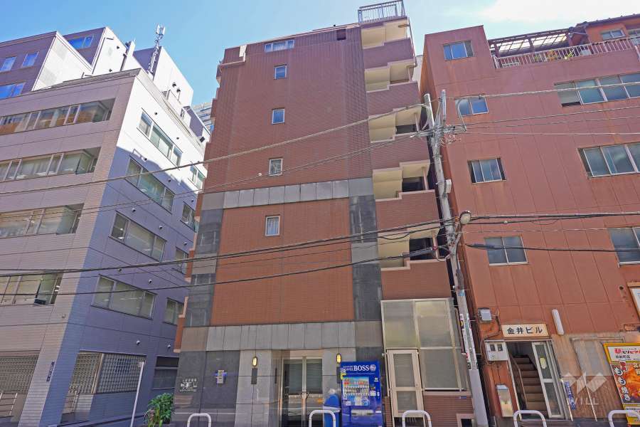 パレステュディオ浜松町の外観（西側から）