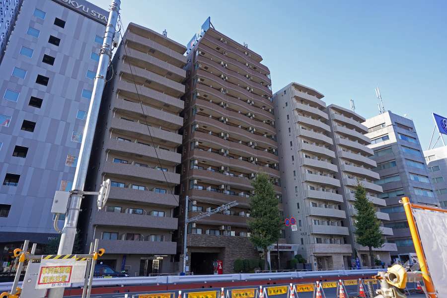グランドガーラ高輪の外観（南東側から）