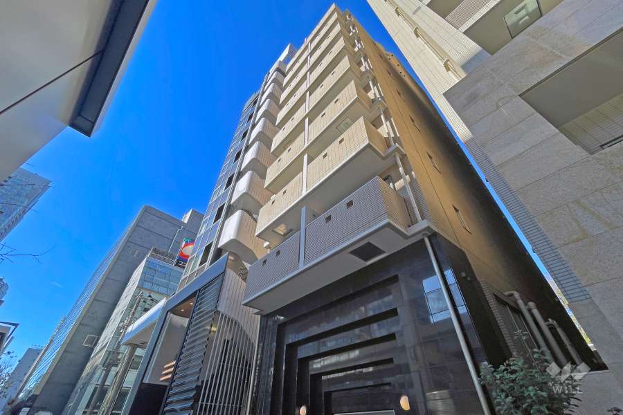 パレステュディオ六本木の外観（東側から）