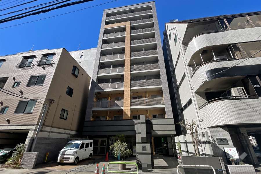 ラ・ピアッツァ麻布十番の外観（東側から）