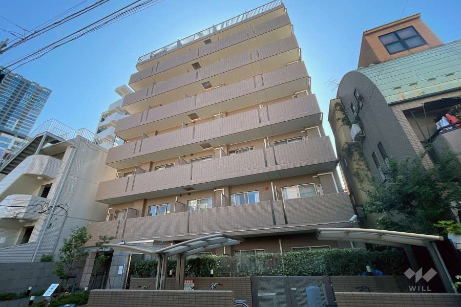 パレステュディオ白金の外観（北西側から）