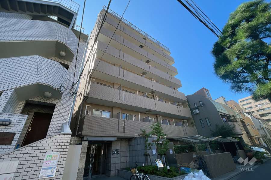 パレステュディオ白金の外観（北東側から）