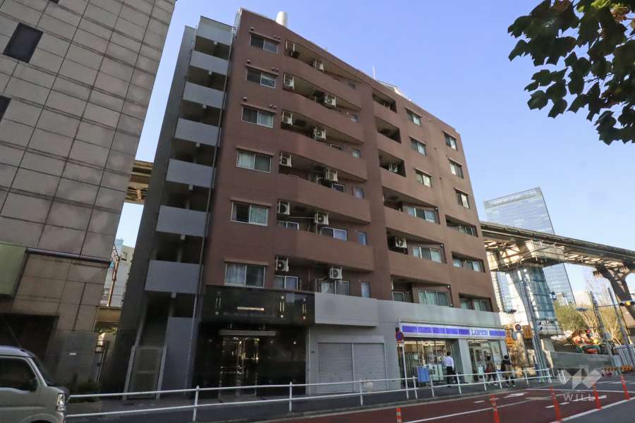 モアグランデ浜松町の外観（南東側から）