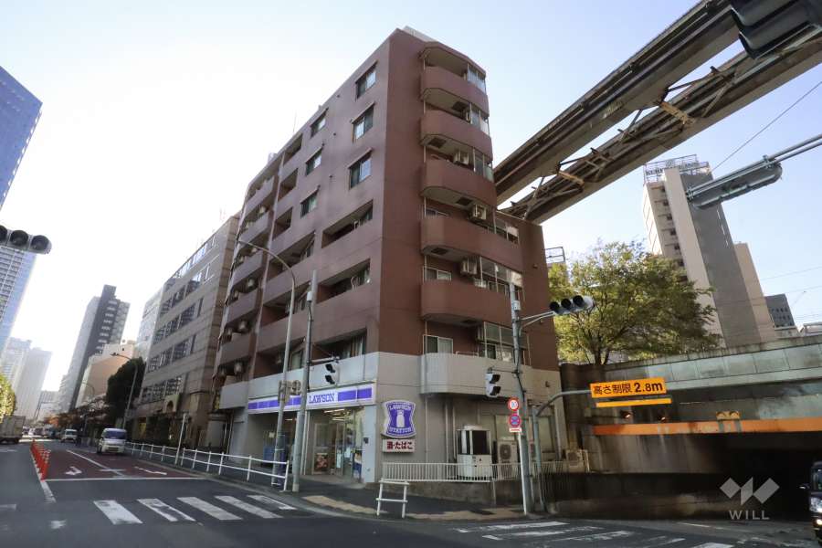 モアグランデ浜松町の外観（北東側から）