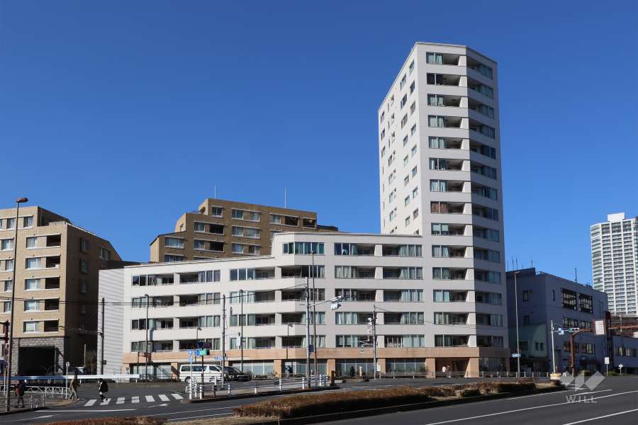 ラマーレ白金の外観（南東側から）