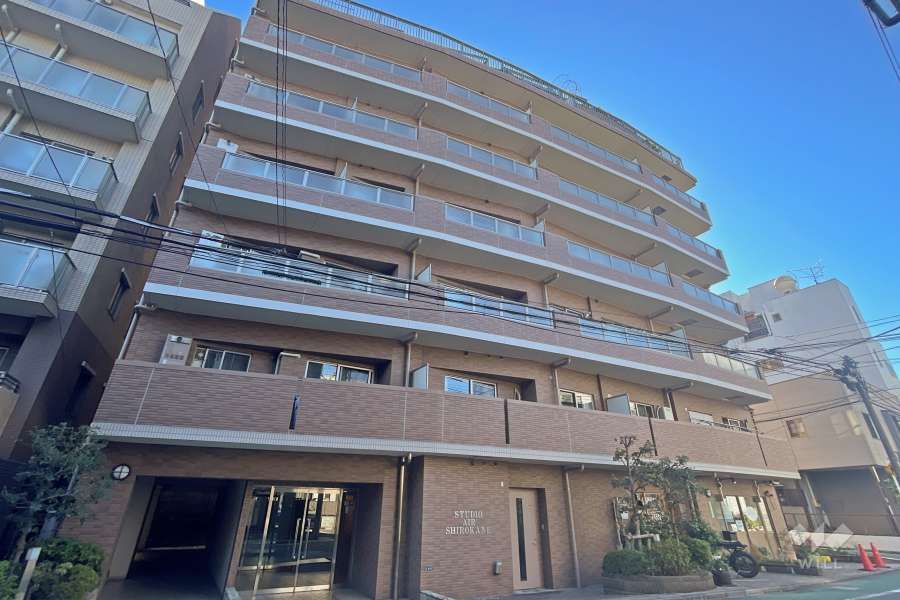 スタジオエアー白金の外観（北西側から）