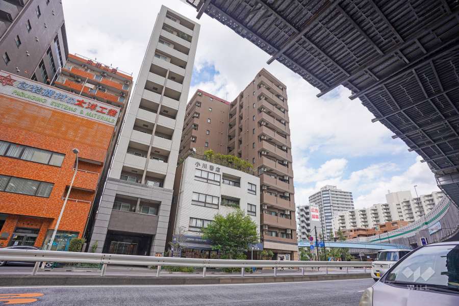 ステージグランデ南麻布の外観（南西側から）