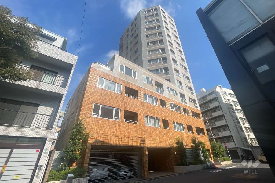 D’グランセ西麻布ハイヴァリーの外観（南西側から）