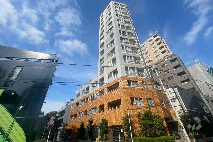 D’グランセ西麻布ハイヴァリーの外観（南東側から）