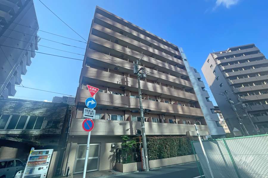 スカイコート浜松町の外観（南東側から）